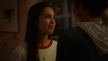 Ba&sh Tenley Celebration Tee worn by Nini (Olivia Rodrigo) as seen in High School Musical: The Musical: The Series (S02E02)