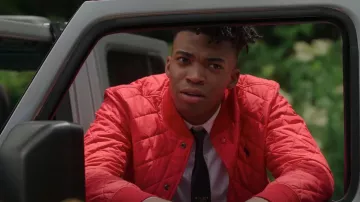 Cravate Prada Nylon Gabardine portée par Ben Wheeler (Jonas Dylan Allen) vue dans First Kill (S01E03)