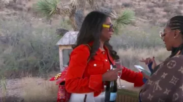 Bolso Marmont bordado de seda de Gucci como se ve en Basketball Wives (S10E12)