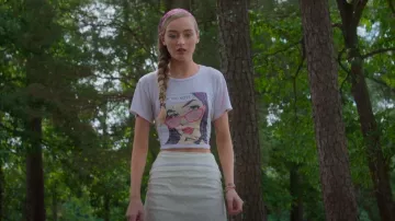 Re/Done Can You Not Classic Tee worn by Phillipa Calhoun (Gail Soltys) as seen in First Kill (S01E06)