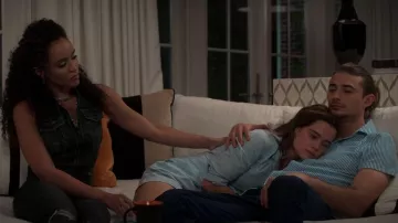 Guess Eco Avril Denim Jumpsuit worn by Talia(Aubin Wise) as seen in First Kill (S01E07)