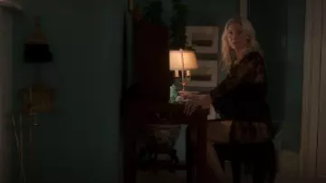 Rya Collection Darling Sheer Lace Robe worn by Margot (Elizabeth Mitchell) as seen in First Kill (S01E08)