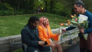 Zara Feath­ered Blaz­er worn by Phoebe (Phoebe Robinson) as seen in Everything's Trash (S01E05)