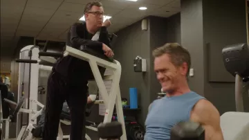 Aiguilles Narrow Track Pant In Egglplant porté par Stanley (Brooks Ashmanskas) vu dans Uncoupled (S01E03)