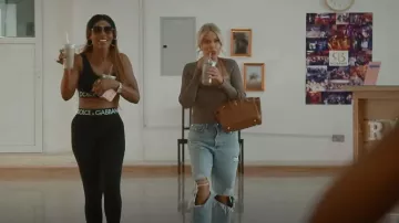 Jonathan Simkhai Marled Knit Sweetheart Halter Top porté par Caroline comme vu dans The Real Housewives of Dubai (S01E09)