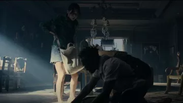 Maeve Striped Buttondown Shirt worn by Emma (Cristin Milioti) as seen in The Resort (S01E04)