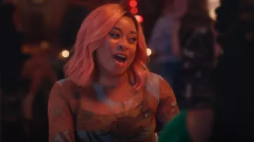 Vincent Van Gogh Bodysuit worn by Phoebe (Phoebe Robinson) as seen in Everything's Trash (S01E06)