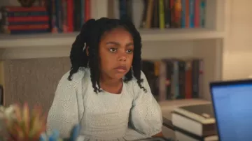 Bardot Junior Mi­ni Stripe Dress worn by Aisha (Farah Felisbret) as seen in Everything's Trash (S01E06)