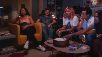 Ps Paul Smith Fre­quen­cy Tee worn by Michael (Moses Storm) as seen in Everything's Trash (S01E06)