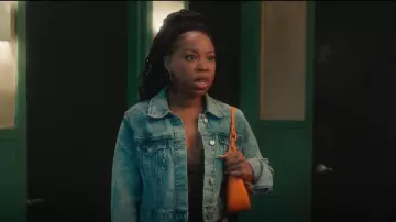 House Of Want Leather Shoul­der Bag worn by Malika (Toccarra Cash) as seen in Everything's Trash (S01E06)