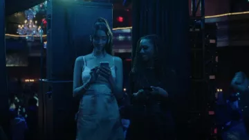 Tommy Hilfiger Studded Leather Shorts usado por Monet de Haan (Savannah Lee Smith) como se ve en Gossip Girl (S01E04)