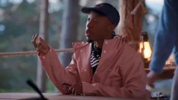 Tretorn Wings Rain Jack­et worn by (Solomon) as seen in Snowflake Mountain (S01E01)