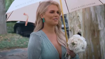 Patbo Lurex Cutout Gown worn by Madison LeCroy as seen in Southern Charm (S08E08)