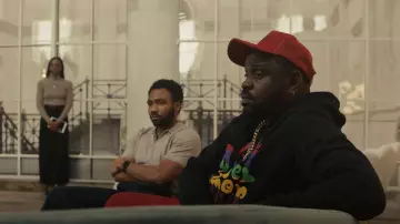 Gucci Prodige D'amour Black Hoodie worn by Alfred 'Paper Boi' Miles (Brian Tyree Henry) as seen in Atlanta (S03E06)