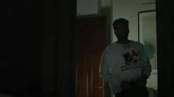 Bode Cotton-Jersey Sweatshirt worn by Earnest 'Earn' Marks (Donald Glover) as seen in Atlanta (S03E08)