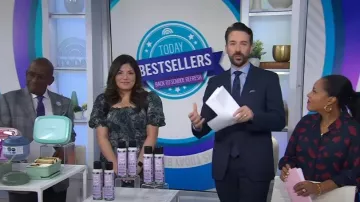 Ulla Johnson Iliana Puff Sleeve Midi Robe portée par Adrianna Barrionuevo comme vu dans Today le 15 août 2022