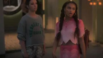 Casablanca Crochet Skirt worn by Kiela (Daniella Perkins) as seen in grown-ish (S05E05)