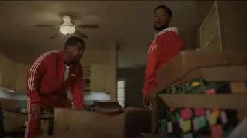 Pillars Club Track Pant worn by Darnell (Rolando Boyce) as seen in The Chi (S05E08)