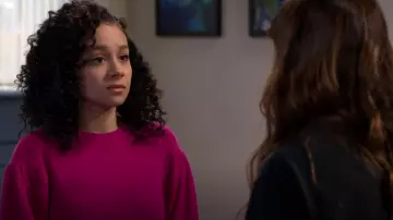 Cece Puff Sleeve Sweater usado por Hartley (Kayden Muller-Janssen) como se ve en The Villains of Valley View (S01E09)