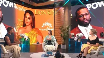 Off White Patched Biker Jacket worn by  Daryn Carp as seen in E! News Daily Pop on August 16,2022