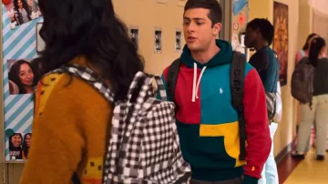 Ralph Lauren Colo Sudadera con capucha usada por Ben Gross (Jaren Lewison) como se ve en el programa de televisión Never Have I Ever (S03E06)
