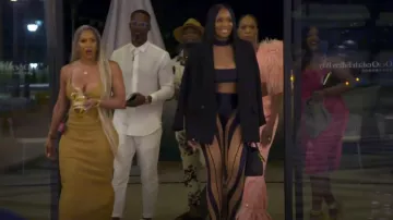 Mugler Black Illusion Bodysuit porté par Marlo Hampton vu dans The Real Housewives of Atlanta (S14E14)