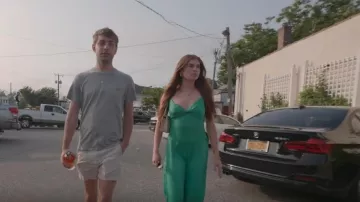 Vestido de Zara Camisole con nudo usado por Shannon S. Sloane como se ve en Forever Summer: Hamptons (S01E07)
