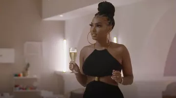 Fashion Nova Bali Babe Double Lined Maxi Dress usado por Lesa Milan como se ve en The Real Housewives of Dubai (S01E10)