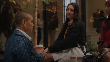 Adidas x Wales Bonner Tartan Track Top porté par Julien Calloway (Jordan Alexander) vu dans Gossip Girl (S01E10)