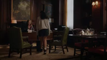 Vans Ultrarange Exo Hi Mte Womens Port Royale & Marshmallow Shoes worn by Zoya Lott (Whitney Peak) as seen in Gossip Girl (S01E10)