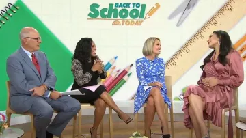 Zimmermann Ruffled Wrap Dress worn by Morgan Radford as seen in Today on August 22,2022