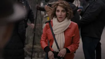 Zadig and Voltaire Liam Leather Jacket worn by Joy (Brazzos Hair (Andrea Martin) as seen in Only Murders in the Building (S02E10)