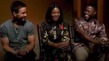 Jason Wu Floral-Print Shirt Dress worn by Regina Hall as seen in Extra on August 22,2022