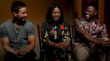 Jason Wu Floral-Print Shirt Dress worn by Regina Hall as seen in Extra on August 22,2022