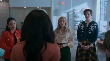 J. Crew Tailored Jacket With Contrast Stitch worn by Mariana Adams Foster (Cierra Ramirez) as seen in Good Trouble (S04E16)