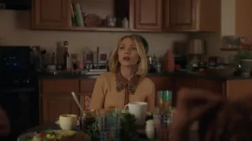 Chloe Embellished Ribbed Knit Cardigan worn by Kate Keller (Tavi Gevinson) as seen in Gossip Girl (S01E12)