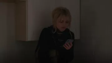 Max Mara Marmo Stripe Cashmere Sweater worn by Audrey Hope (Emily Alyn Lind) as seen in Gossip Girl (S01E12)