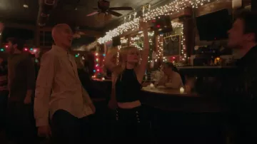 Derek Lam 10 Crosby Robertson Trousers worn by Audrey Hope (Emily Alyn Lind) as seen in Gossip Girl (S01E12)