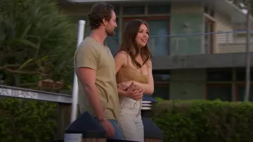 Jonathan Simkhai Dee Rib Knit Bustier Top porté par Gabby Windey vu dans The Bachelorette (S19E07)