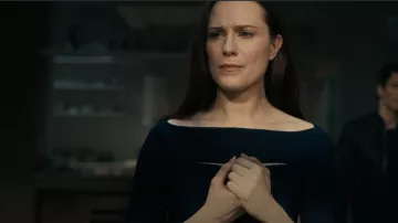 Chiara Boni La Petite Robe Katy Slit-Front Top worn by Evan Rachel Wood as seen in Westworld (S04E08)