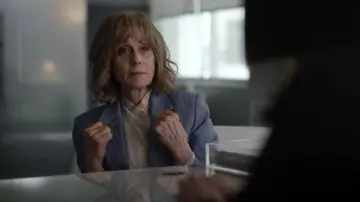 Sandro Huguita Blazer worn by Virginia Mallow (Judith Light) as seen in American Horror Stories (S02E06)