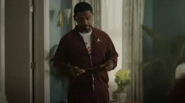 Air Jordan Jsw Velour Jacket worn by Darnell (Rolando Boyce) as seen in The Chi (S05E09)