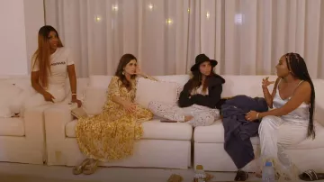 Conjunto de pijama Asos Night Satin Cami usado por Lesa Milan como se ve en The Real Housewives of Dubai (S01E11)