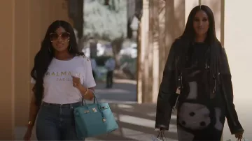 Lunettes de soleil Gucci Oversized Fork Butterfly portées par Lesa Milan dans The Real Housewives of Dubai (S01E12)