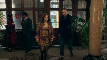 Nobody's Child Alexa Multi Floral Midi Dress worn by Nikki Newman (Esther Smith) as seen in Trying (S03E06)