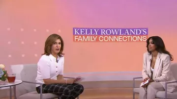 Maje Millenium Rib Sweater worn by Hoda Kotb as seen in Today on August 29,2022