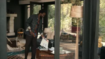 Etudes Studio Denim shirt worn by Herman (Byron Bowers) as seen in Irma Vep TV series wardrobe (Season 1 Episode 6)