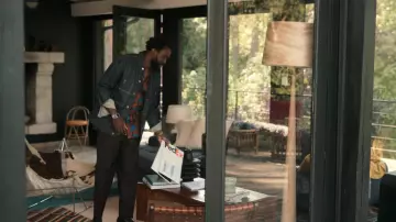 Etudes Studio Denim shirt worn by Herman (Byron Bowers) as seen in Irma Vep TV series wardrobe (Season 1 Episode 6)