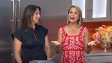 Maeve pour Anthropologie Emma Robe portée par Dylan Dreyer comme vu dans Today le 30 août 2022