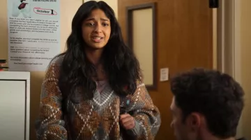 Túnica de Silverstone de Free People usada por Devi Vishwakumar (Maitreyi Ramakrishnan) como se ve en Never Have I Ever (S02E03)